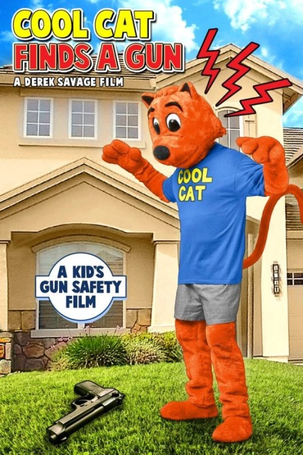 Cool Cat Finds a Gun Plakat