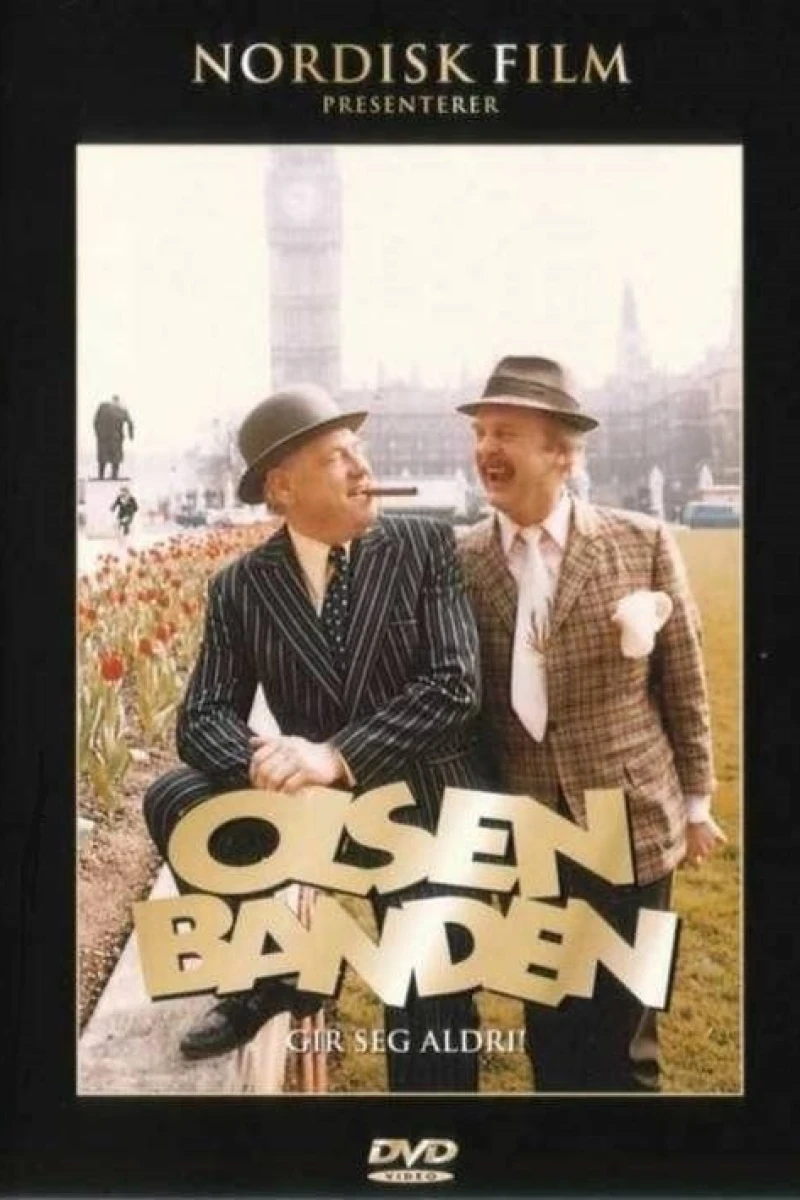 Olsenbanden 11 - Olsenbanden gir seg aldri! Plakat