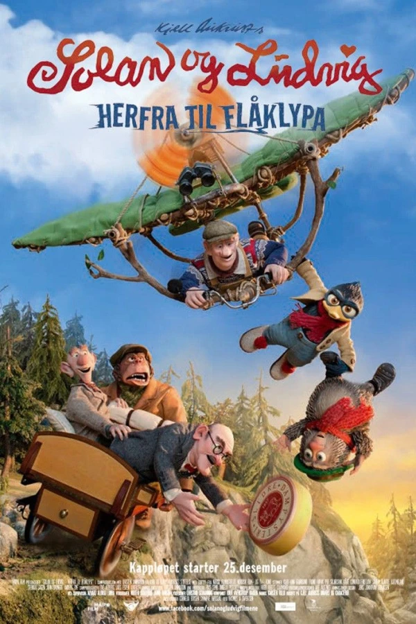 Solan og Ludvig: Herfra til Flåklypa Plakat