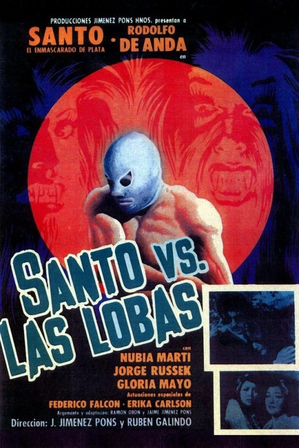 Santo vs. las lobas Plakat