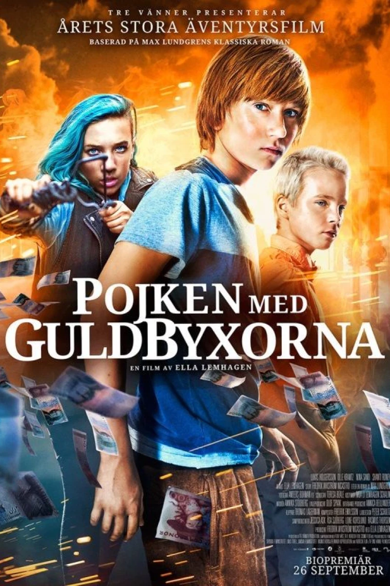 Pojken med guldbyxorna Plakat