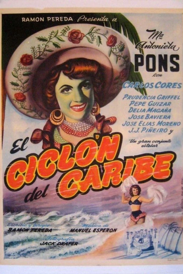 El ciclón del Caribe Plakat