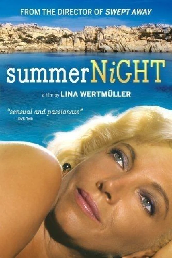 Summer Night with Greek Profile, Almond Eyes and Scent of Basil Plakat