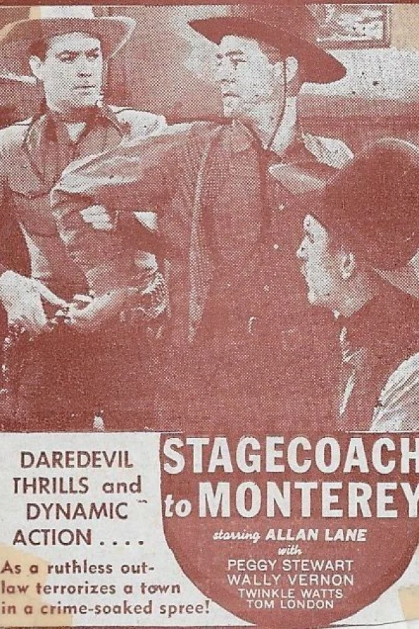 Stagecoach to Monterey Plakat