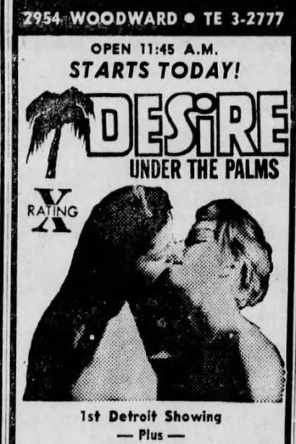 Desire Under the Palms Plakat