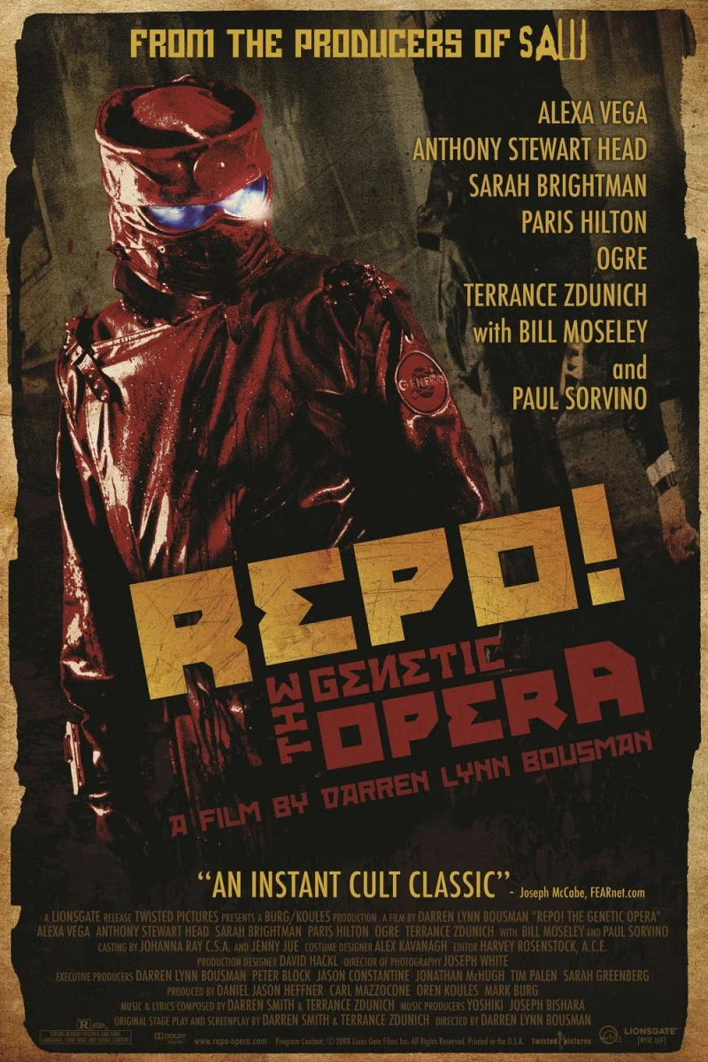 Repo! The Genetic Opera Plakat