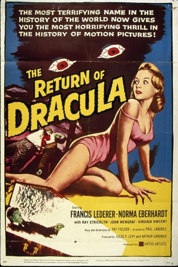 The Return of Dracula Plakat