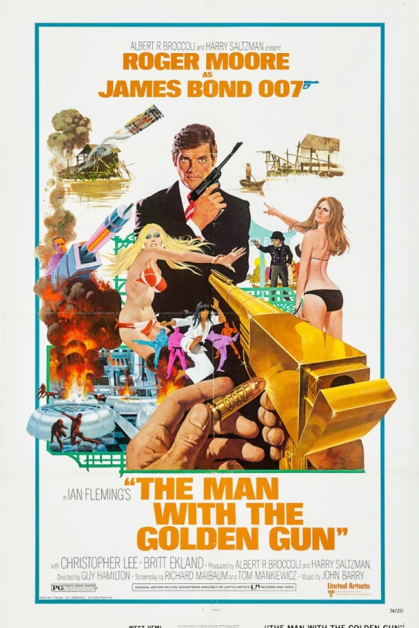 Mannen med den gyldne pistol Plakat