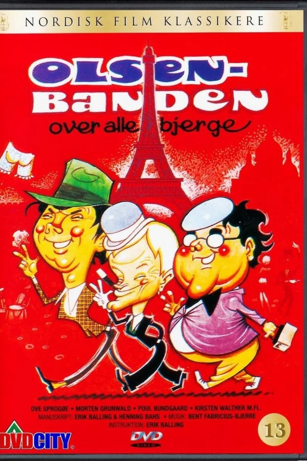 Olsen-banden over alle bjerge! Plakat