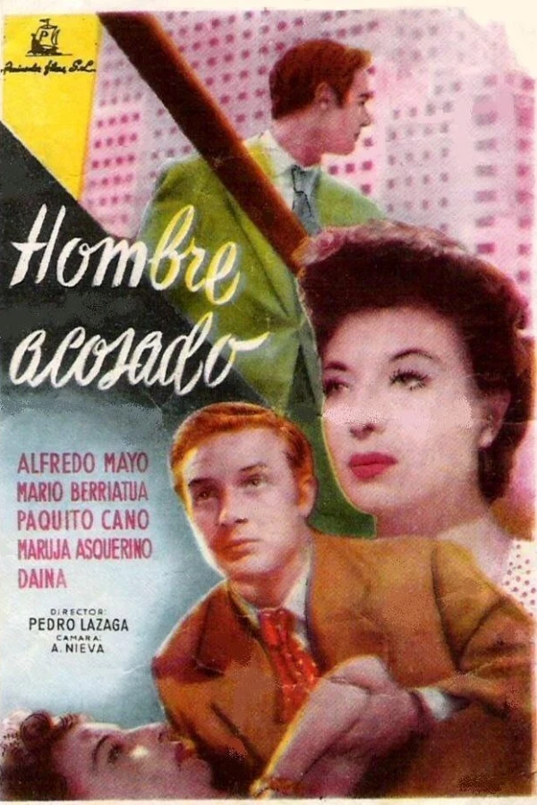 Hombre acosado Plakat