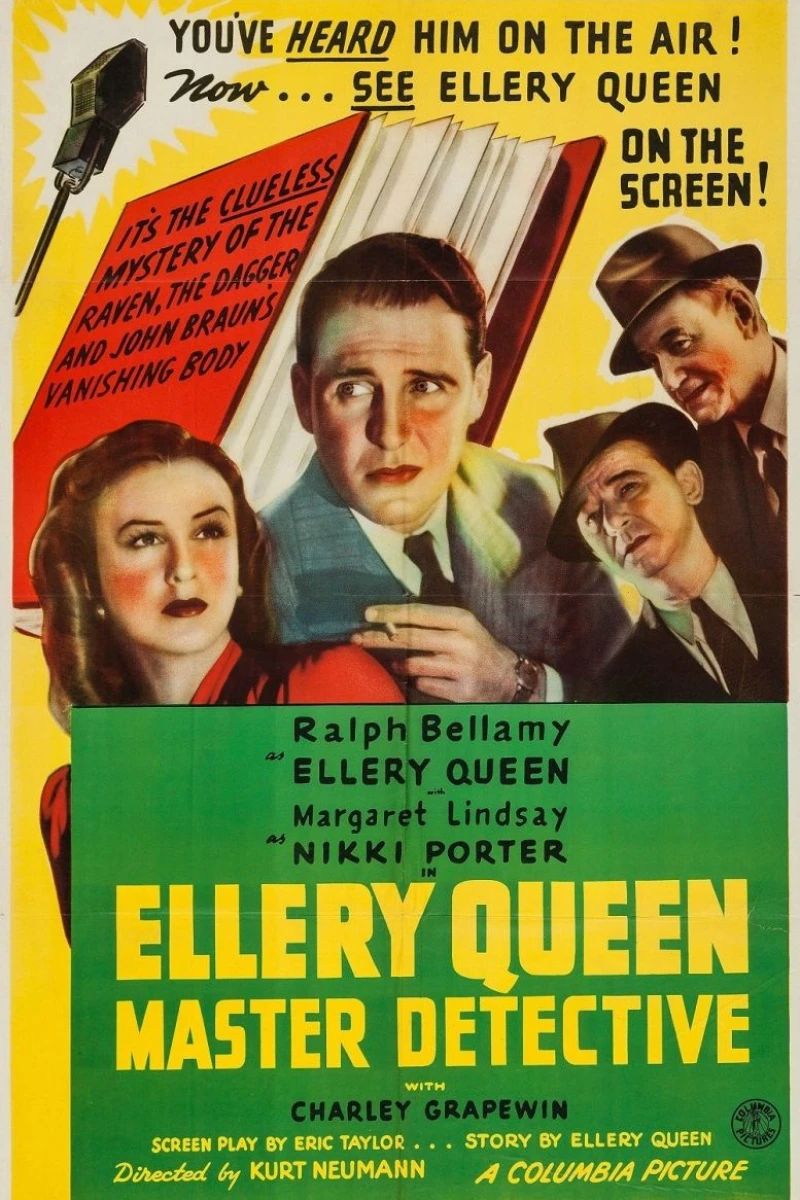 Ellery Queen, Master Detective Plakat