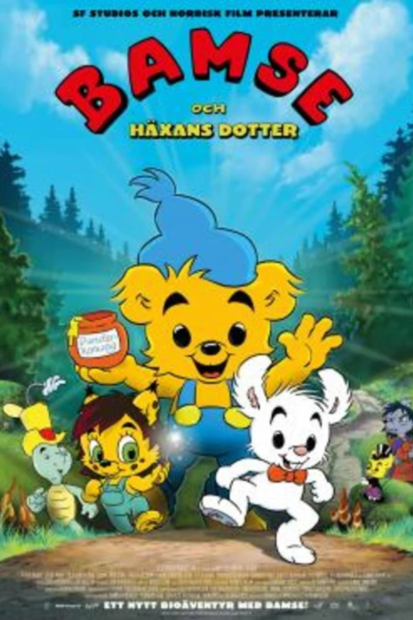 Bamse och häxans dotter Plakat