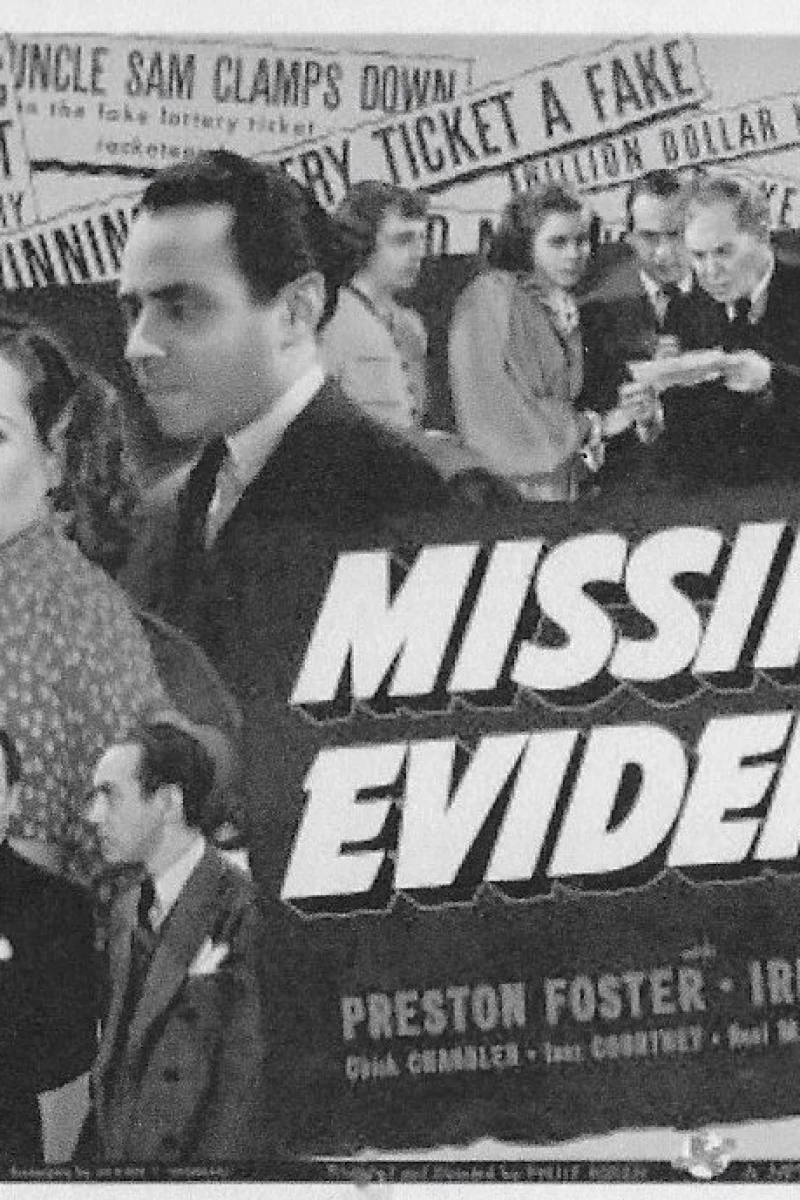 Missing Evidence Plakat