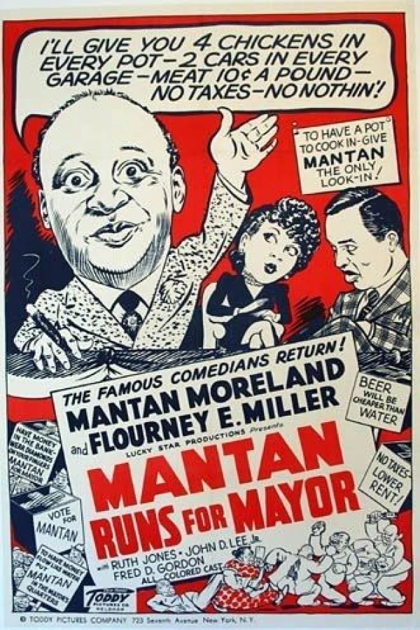 Mantan Runs for Mayor Plakat