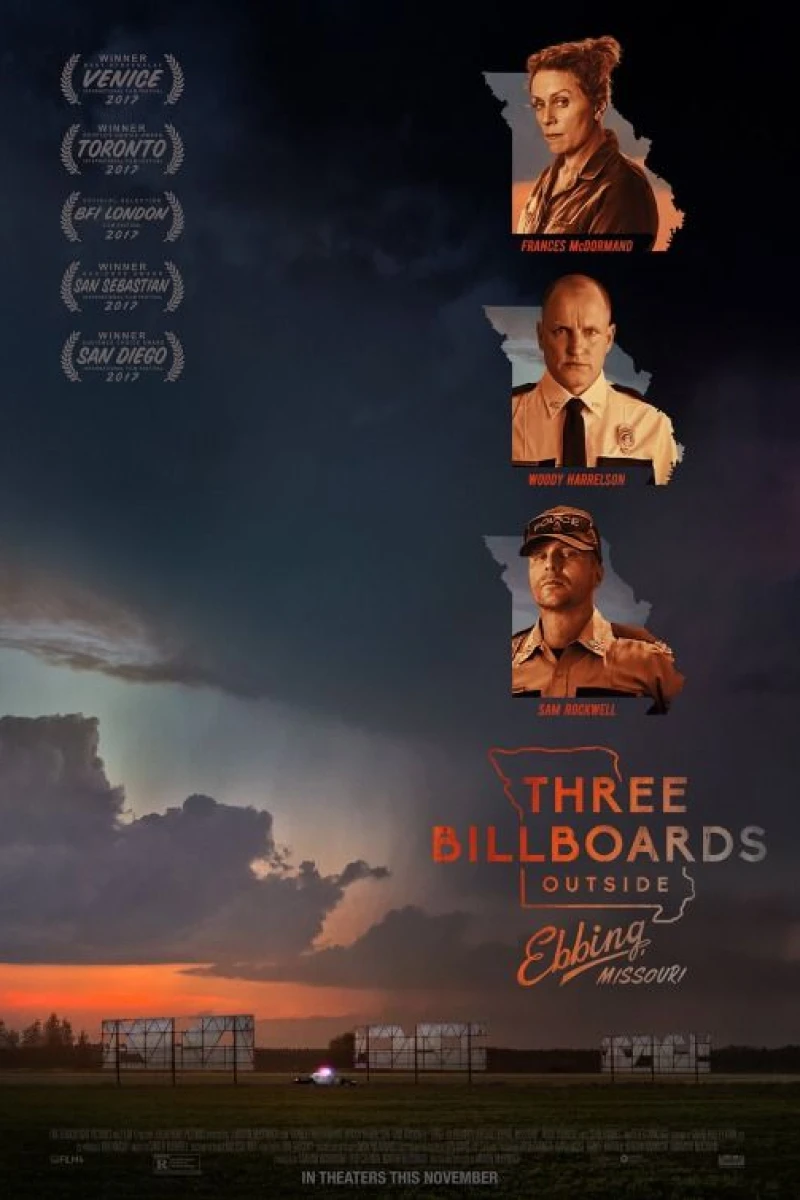 Three Billboards Outside Ebbing, Missouri Plakat