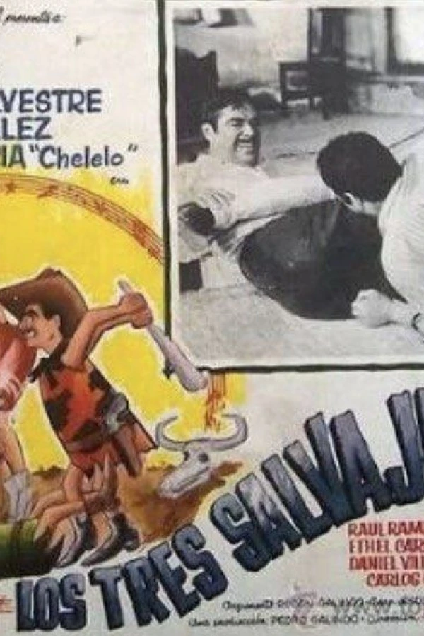 Los tres salvajes Plakat