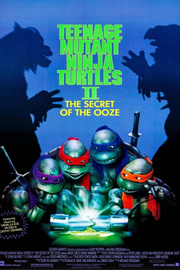 Teenage Mutant Ninja Turtles 2 - Kampen om den grønne gørra Plakat
