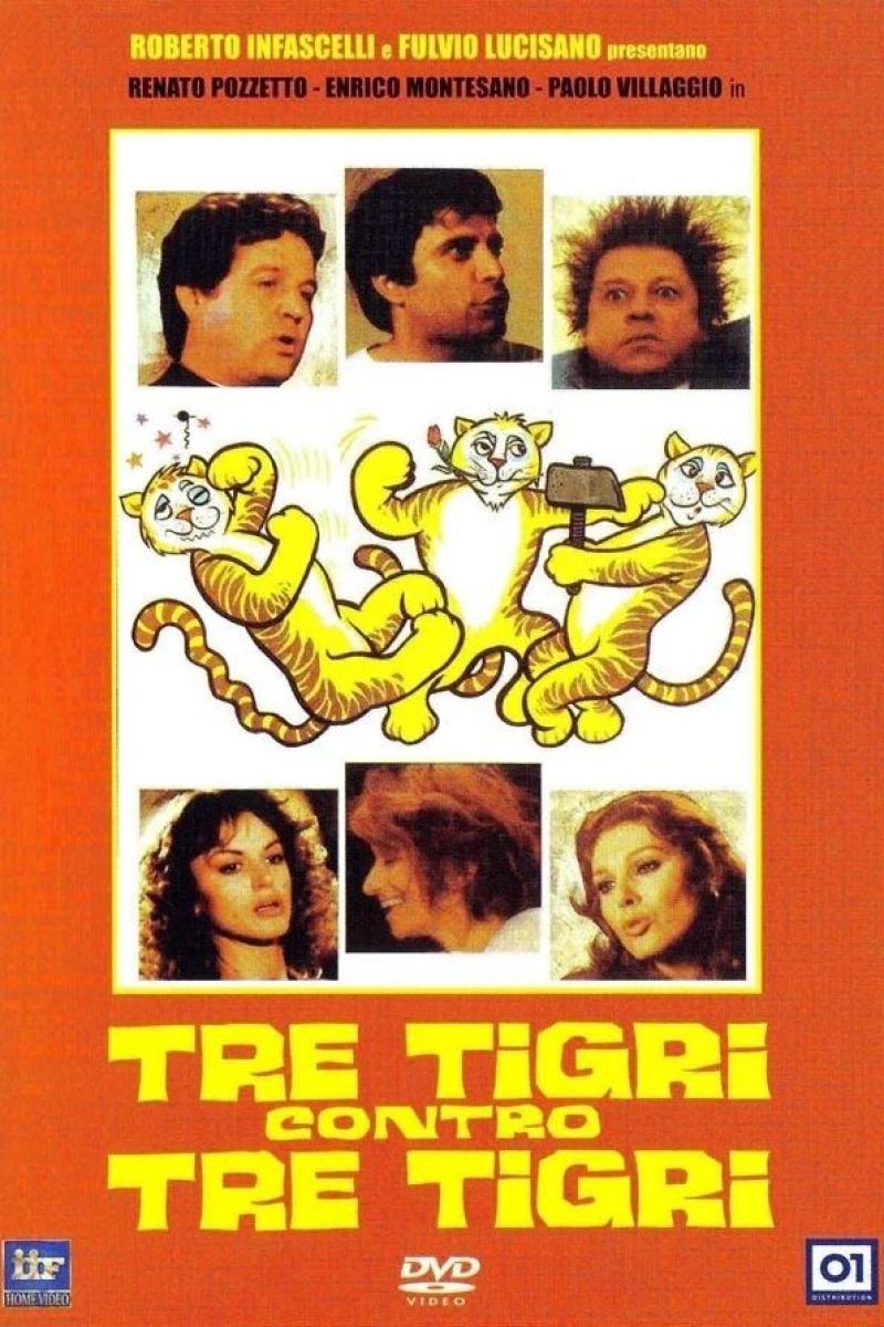 Three Tigers Against Three Tigers Plakat