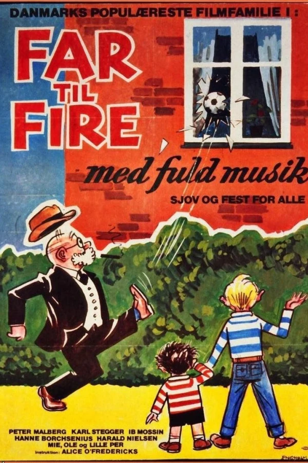 Far til fire med fuld musik Plakat