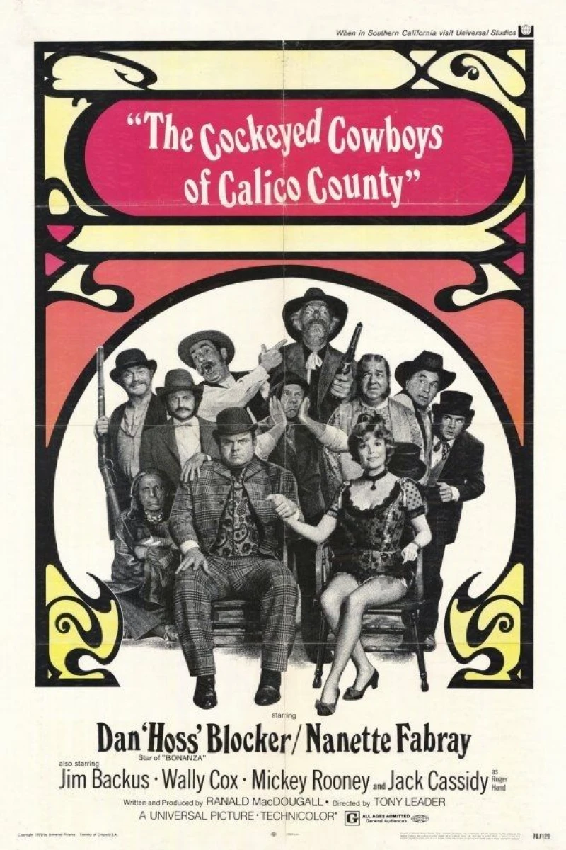 Cockeyed Cowboys of Calico County Plakat