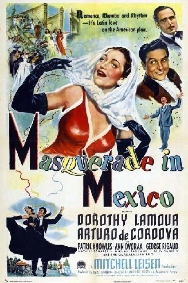 Masquerade in Mexico Plakat