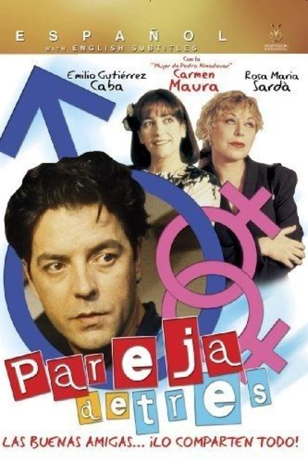 Pareja de tres Plakat