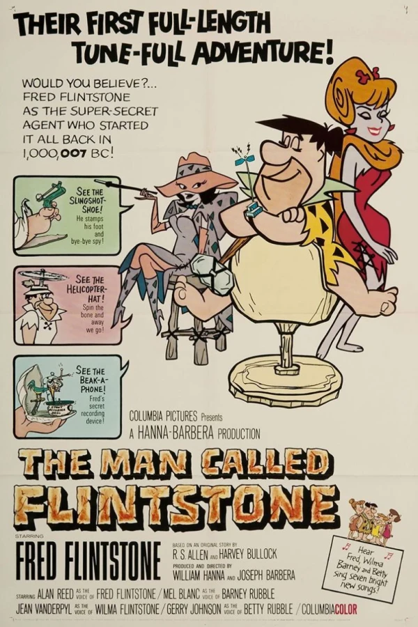 Vår mann Flintstone Plakat