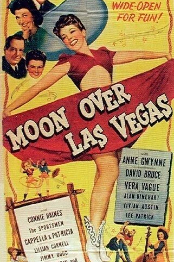 Moon Over Las Vegas Plakat