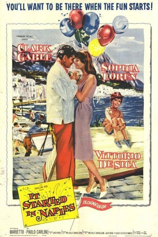 Det begynte i Napoli Plakat