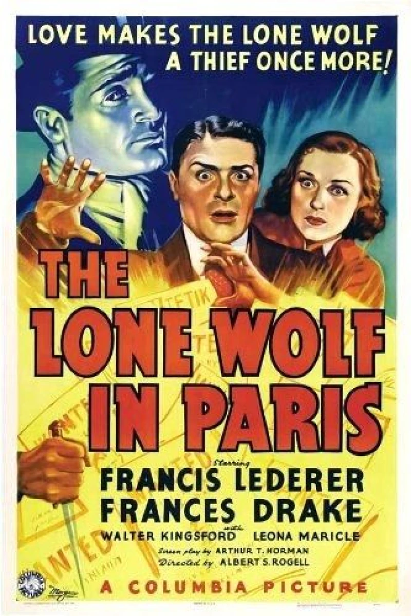 The Lone Wolf in Paris Plakat