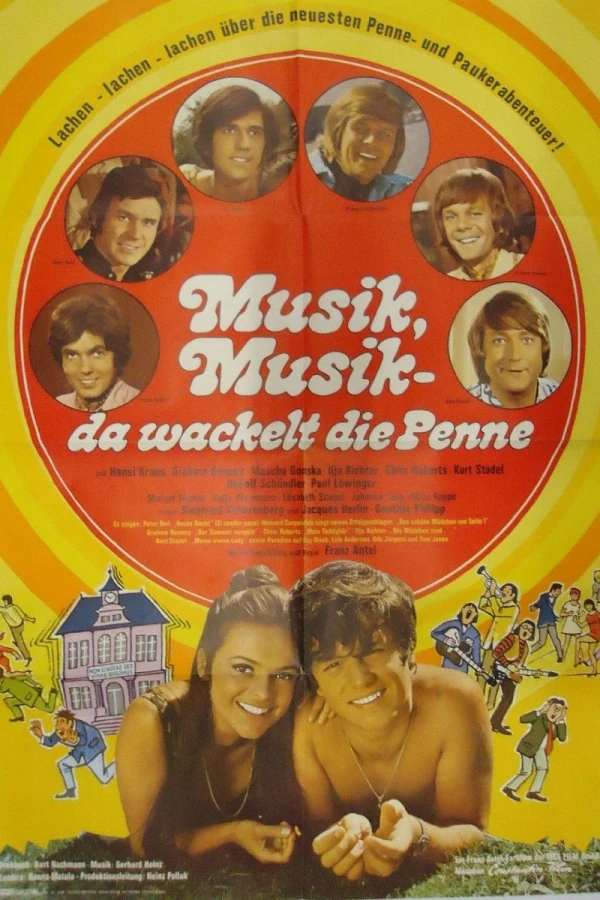 Musik, Musik - da wackelt die Penne Plakat