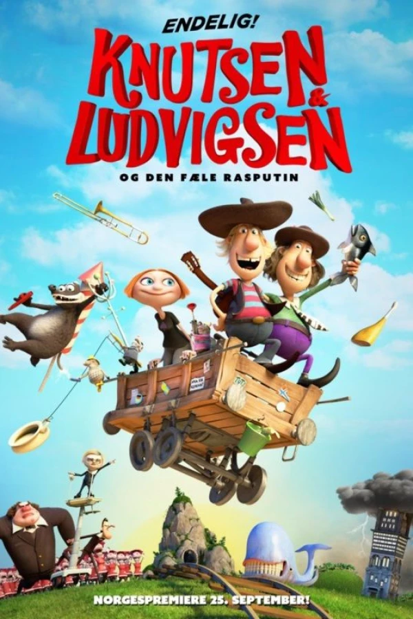 Knutsen og Ludvigsen og den fæle Rasputin Plakat