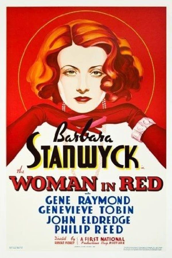 The Woman in Red Plakat