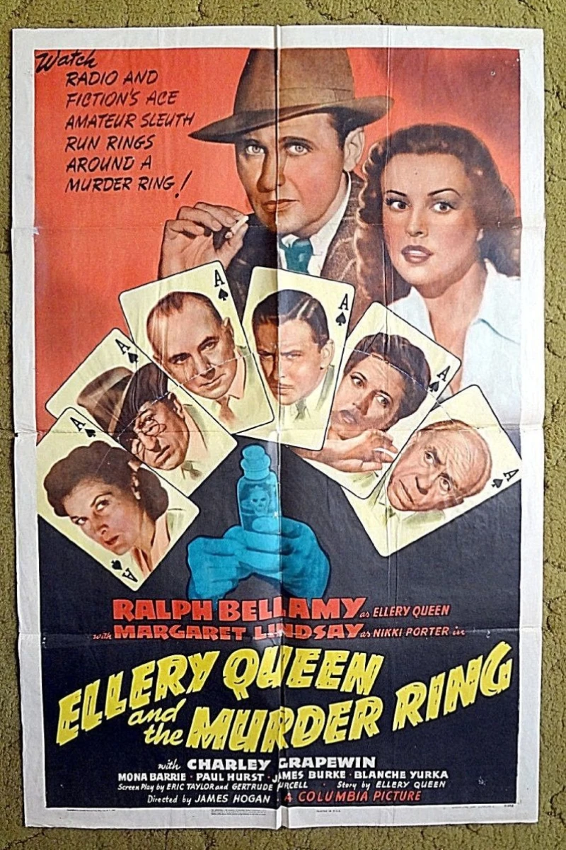 Ellery Queen and the Murder Ring Plakat