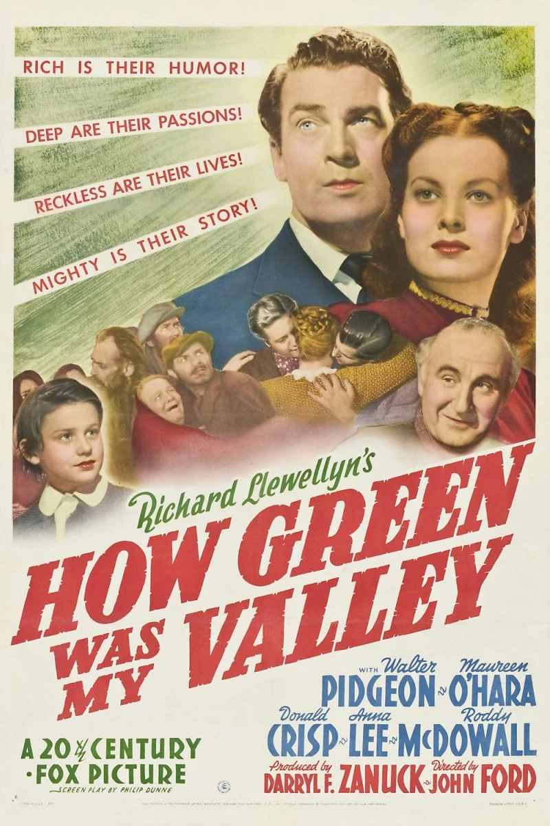 How Green Was My Valley Plakat