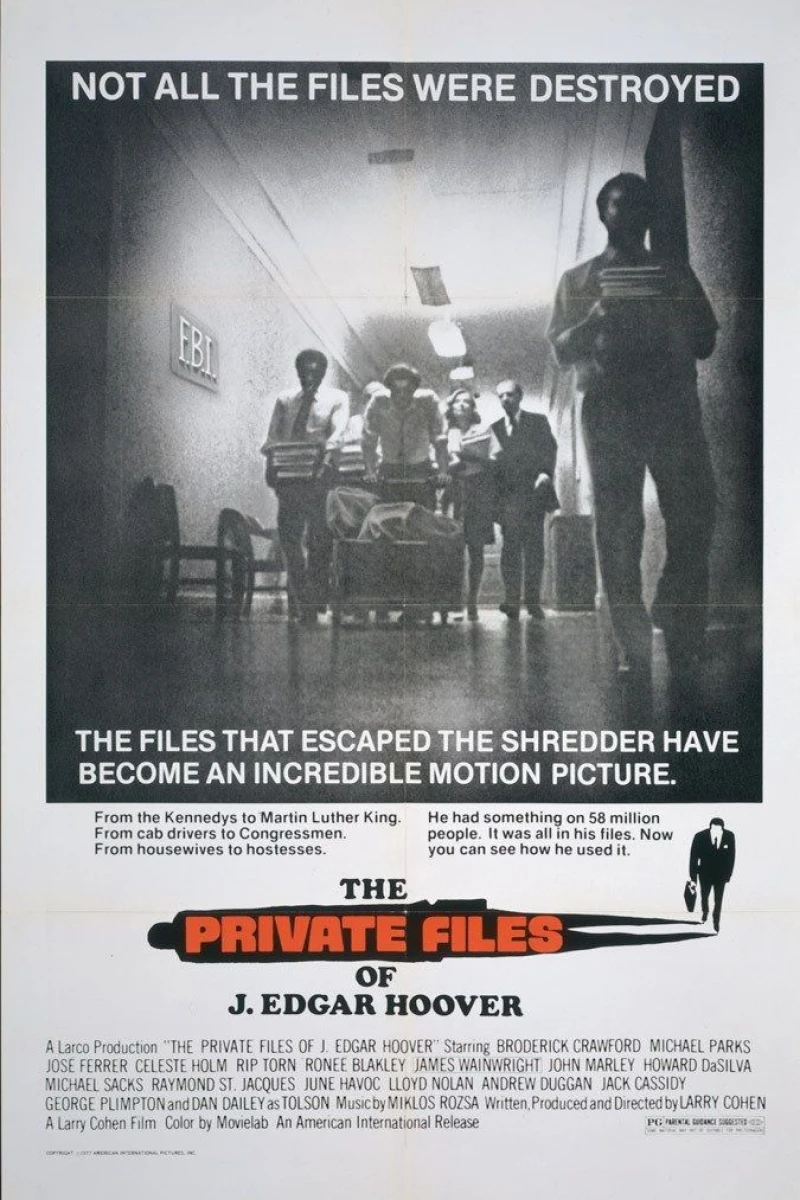 The Private Files of J. Edgar Hoover Plakat