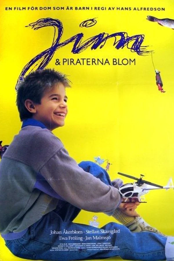 Jim piraterna Blom Plakat