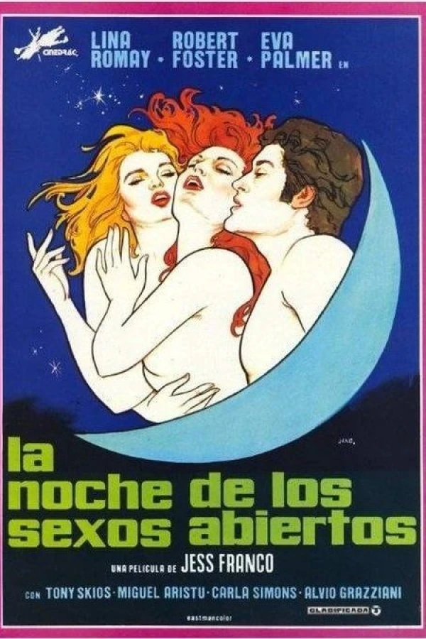 La noche de los sexos abiertos Plakat