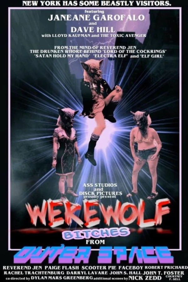 Werewolf Bitches from Outer Space Plakat