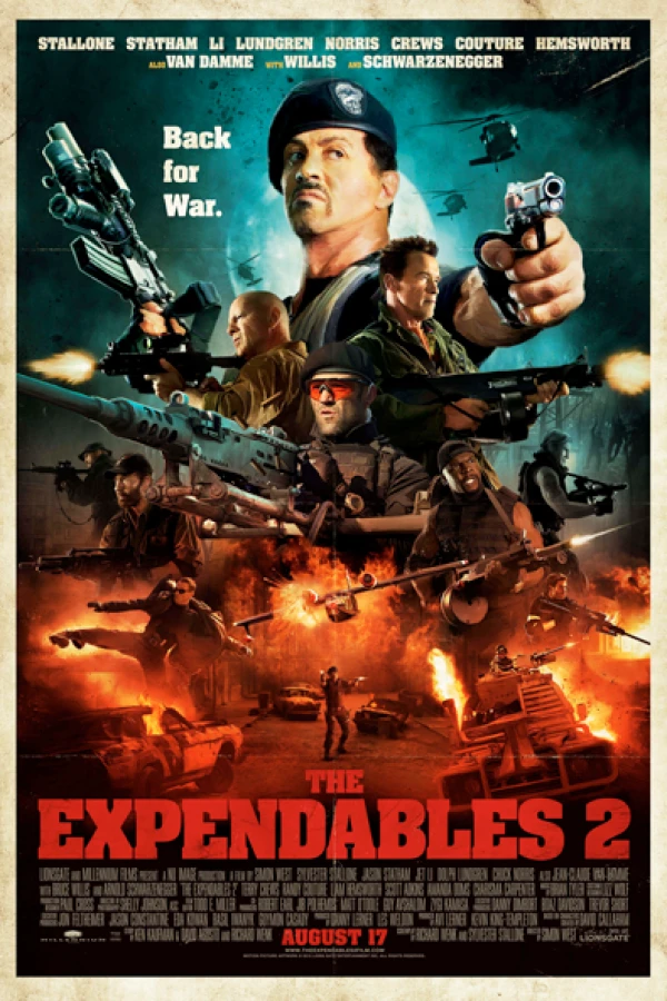 The Expendables 2 Plakat