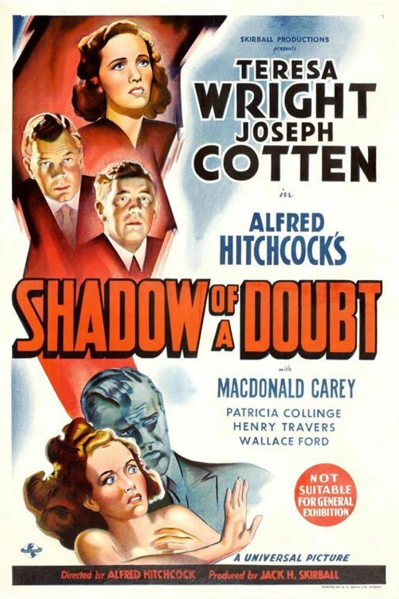 Shadow of a Doubt Plakat