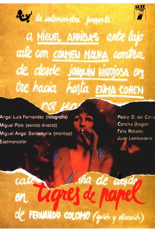 Tigres de papel Plakat