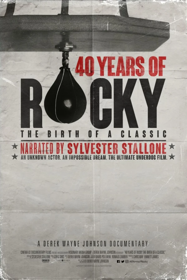 40 Years of Rocky: The Birth of a Classic Plakat