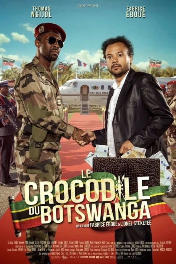 Le crocodile du Botswanga Plakat