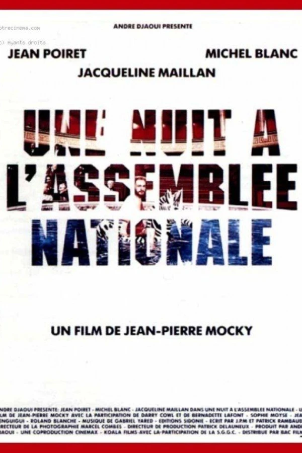 Une nuit à l'Assemblée Nationale Plakat