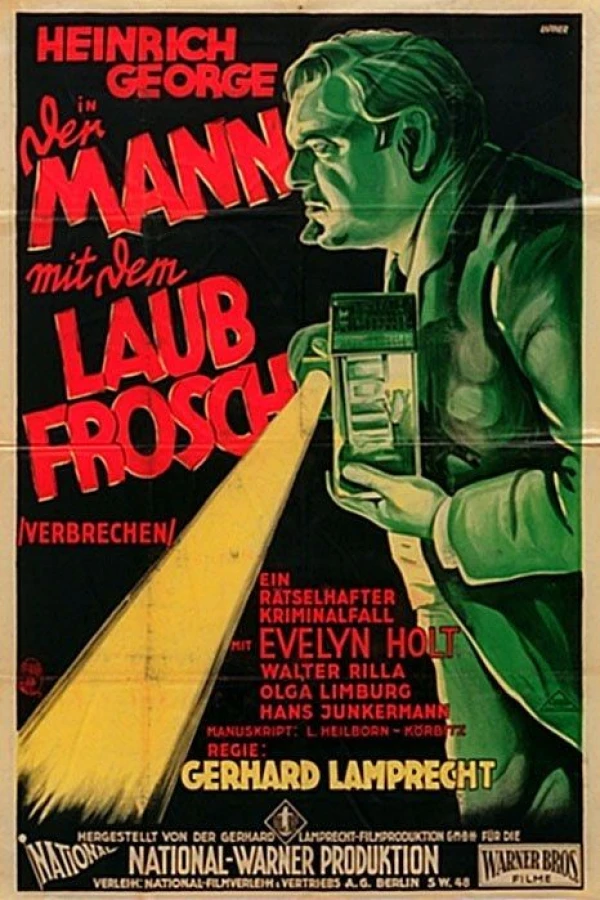 The Man with the Frog Plakat