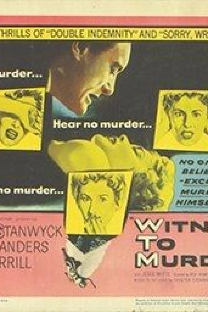 Witness to Murder Plakat