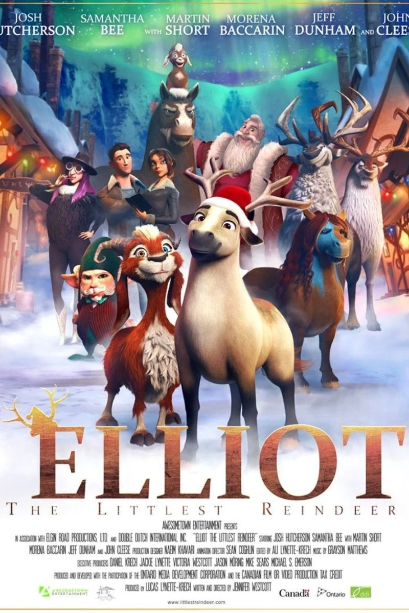 Mini-reinsdyret Elliot Plakat