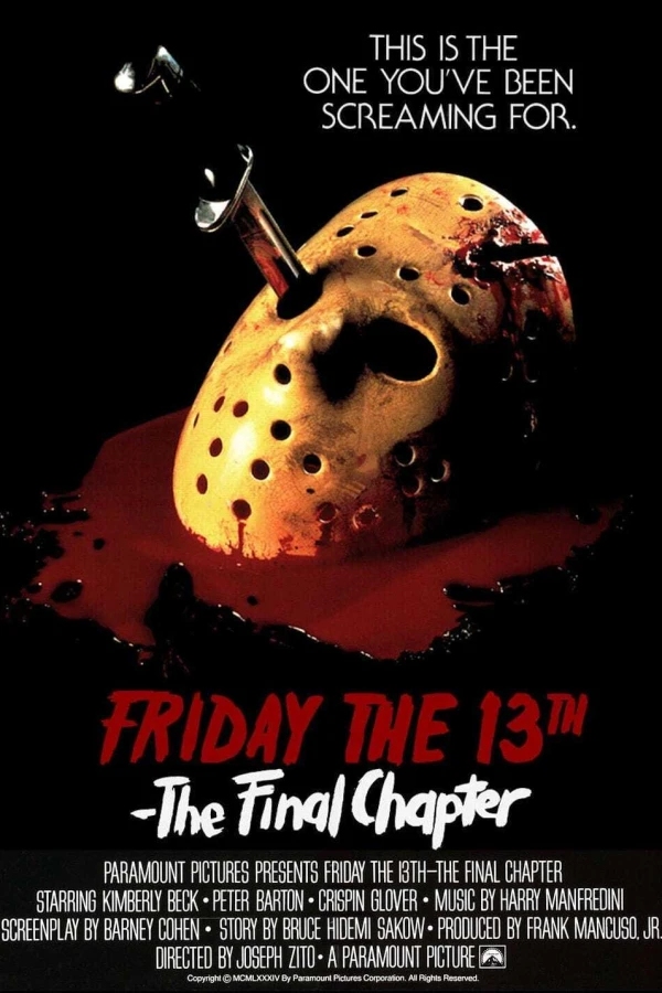 Friday the 13th: The Final Chapter Plakat