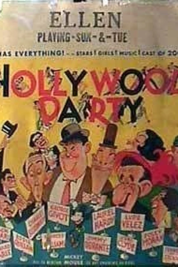 Hollywood Party Plakat